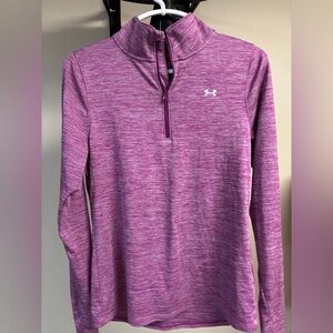 Under Armour Heathered Pink Pullover- Women’s Size Medium